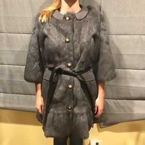 Rabbit Fur Manoush Coat